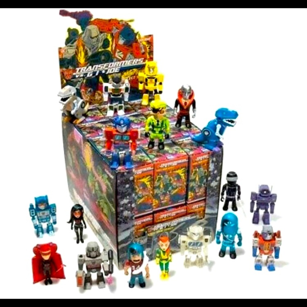 Brand New Transformers vs GI Joe Vinyl mini series Collectibles! X3